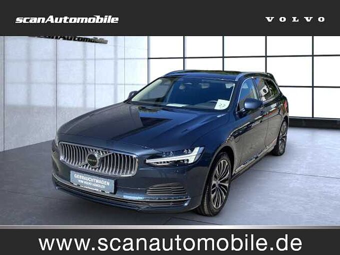 Volvo V90 Core Recharge Plug-In Hybrid AWD Bluetooth LED Navi Vollleder Klima Standhzg Einparkhilfe el. Fenster