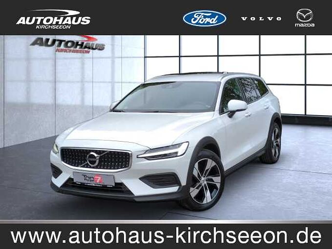 Volvo V60 Cross Country B4 (Diesel) Pro AWD Automatik Bluetooth Navi LED Vollleder Klima Einparkhilfe el. Fenster