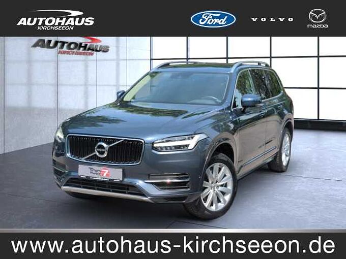 Volvo XC90 D5 Momentum AWD Automatik Bluetooth Navi LED Vollleder Klima Einparkhilfe el. Fenster