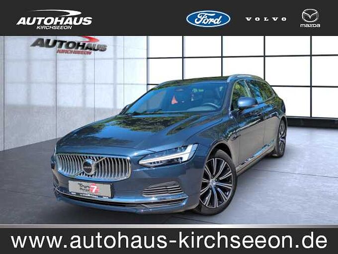 Volvo V90 T6 Recharge Expression Plug-In Hybrid Automati Bluetooth Navi LED Vollleder Klima Standhzg Einparkhilfe el. Fenster