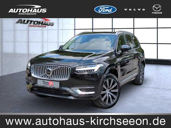 Volvo XC90 B5 (Diesel) Plus Bright AWD 7-Sitze Automatik Bluetooth Navi LED Vollleder Klima Standhzg Einparkhilfe el. Fenster