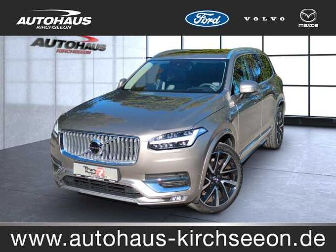 Volvo XC90 B6 (Benzin) Inscription AWD Automatik Navi Bluetooth Head Up Display LED Vollleder Klima Einparkhilfe el. Fenster