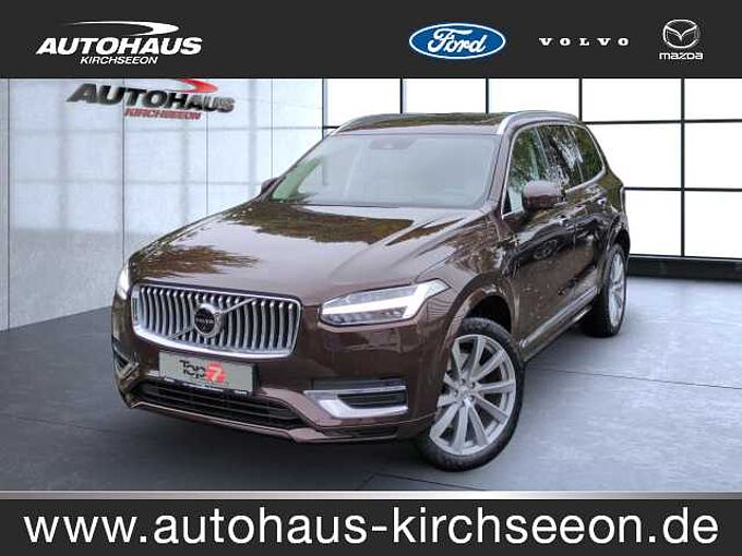 Volvo XC90 T8 Inscription Recharge Plug-In Hybrid AWD Au Bluetooth Head Up Display Navi LED Vollleder Klima Standhzg Einparkhilfe el. Fen