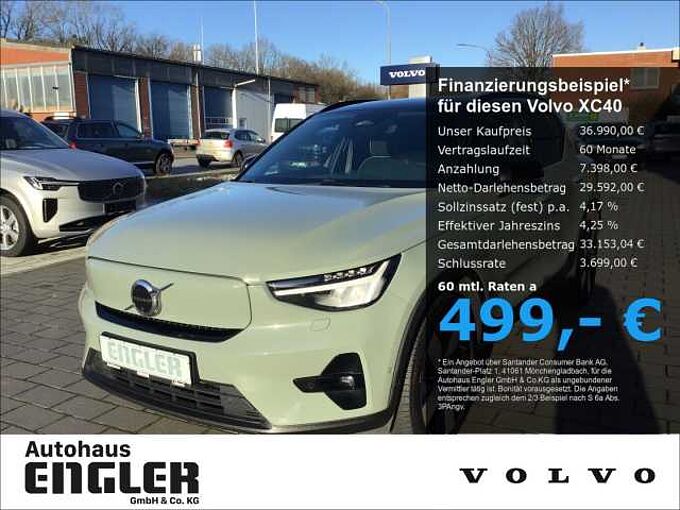 Volvo XC 40 Ultimate Pure Electric Stdhzg. Cam Klima