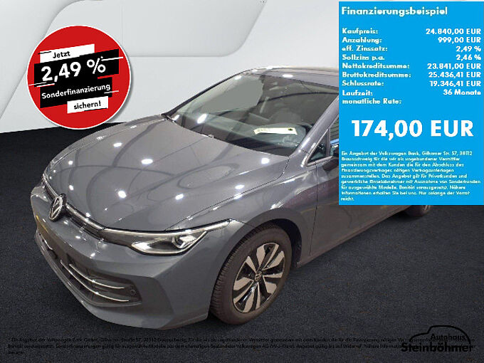 Volkswagen Golf GOAL 1.5TSI LED Plus NAV AHK SHZ SideAssist 