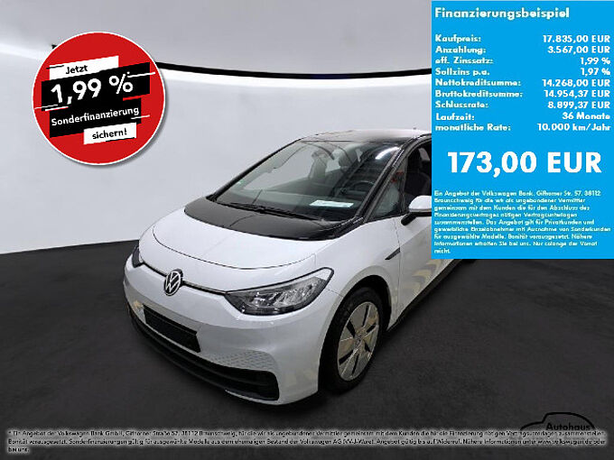 Volkswagen ID.3 City Pure Performance 110kW LED NAV ACC SHZ 