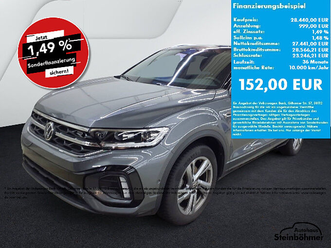 Volkswagen T-Roc R-Line 1.5TSI DSG LEDPlus NAV AHK ACC SHZ 
