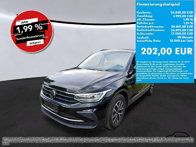 Volkswagen Tiguan Life 2.0TDI DSG LED NAV ACC SHZ RearView 