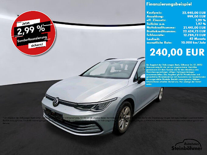 Volkswagen Golf Variant Life 1.5eTSI DSG LED NAV ACC 