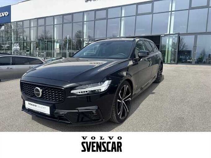Volvo V90 R Design AWD B6 Benzin EU6d HUD AHK Navi Leder Digitales Cockpit Memory Sitz V90 R-Design, B6 Mild-Hybrid Benzin AWD