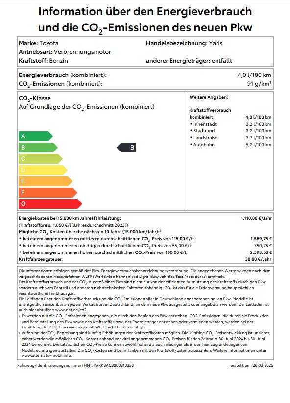 Toyota Yaris Hybrid 5-Türer 116 1.5 VVT-i Teamplayer/Comfort