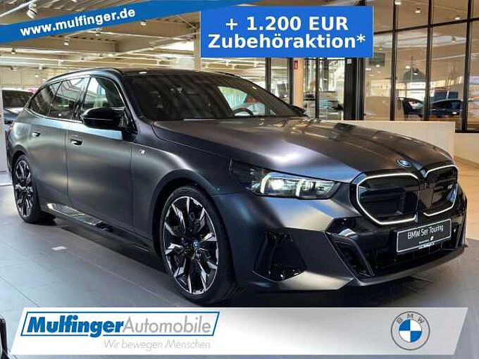 BMW i5 M60 xDr.T. Leder HUD ACC SurView.Pano.AHK 21' 21' Sportpaket Bluetooth Navi LED Vollleder Klima Aktivlenkung Standhzg PDC el.