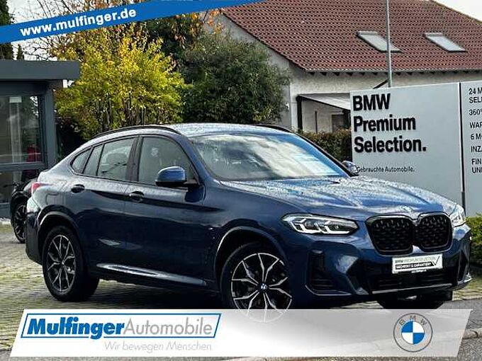 BMW X4 x20d M Sport Standh.SurView.ACC HUD Laser AHK Sportpaket Bluetooth Navi Vollleder Klima Standhzg PDC el. Fenster