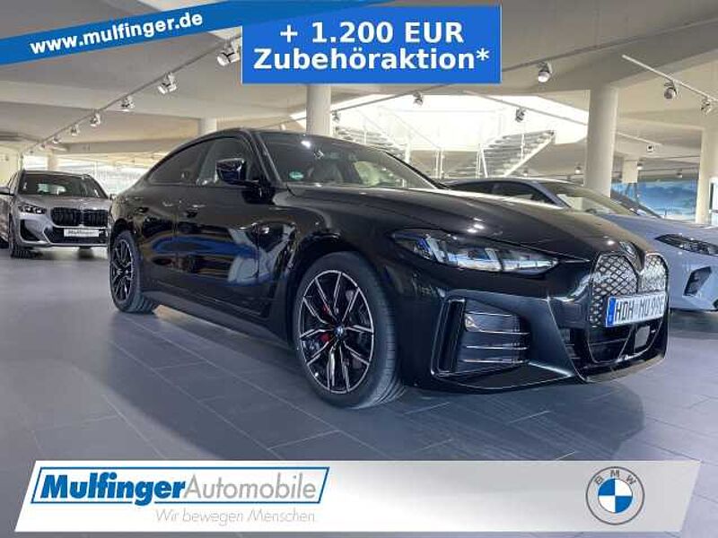 BMW i4 eDrive 35 Gran Coupé M Sport DrivingProf. Pano Sportpaket HUD Navi LED Vollleder Klima Standhzg PDC el. Fenster in 89520 Heidenheim/Brenz BMW i4 eDrive 35 Gran Coupé M Sport DrivingProf. Pano Sportpaket HUD Navi LED Vollleder Klima Standhzg PDC el. Fenster