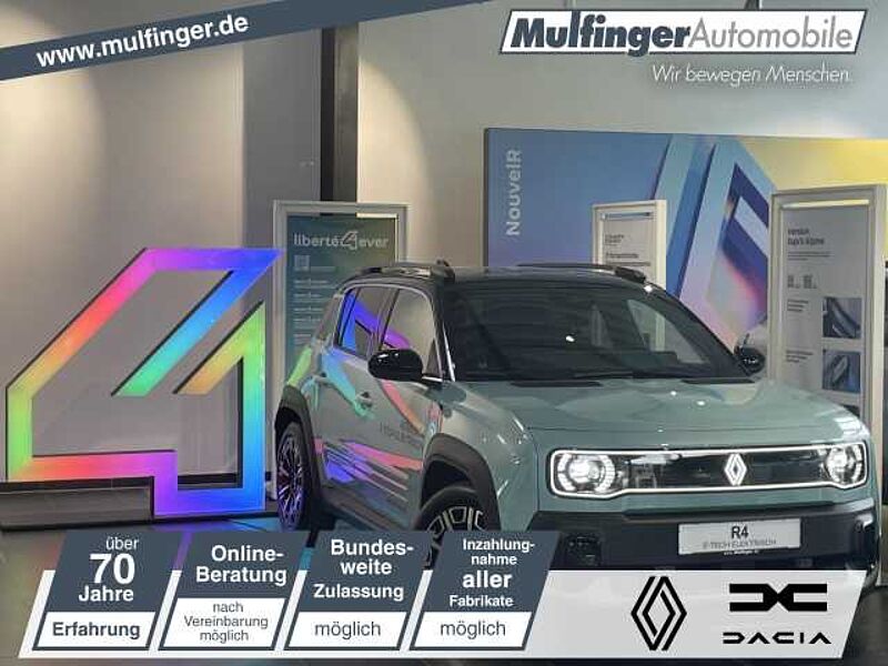 Renault R 4 E-Tech elektrisch Iconic 150 Comfort Range Bluetooth Navi Klima Einparkhilfe el. Fenster in 73457 Essingen / Aalen Renault R 4 E-Tech elektrisch Iconic 150 Comfort Range Bluetooth Navi Klima Einparkhilfe el. Fenster