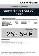 Kia Stonic 1.0T 100 DCT VISION LED