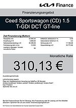Kia cee'd Ceed SW 1.5T 140 DCT7 GT-LINE TECHN 18Z
