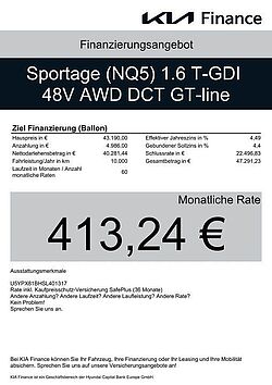 Kia Sportage 1.6T 48V AWD DCT GT-LINE DRIVE SOUND