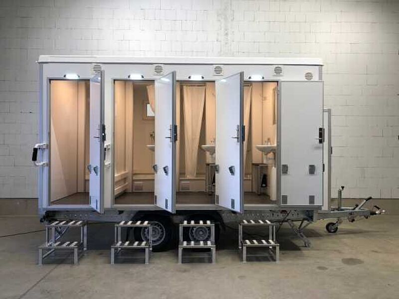 Rosemeier EW TA-NO Duschwagen mit 4 Duschen Toilettenanhänger