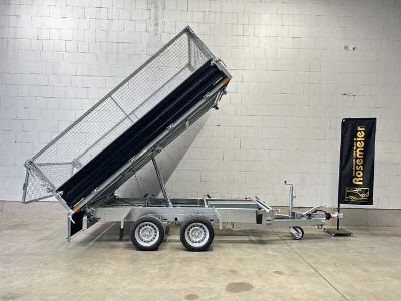 Humbaur HTK 3000.31 Stahl Black Gitter Dreiseitenkipper