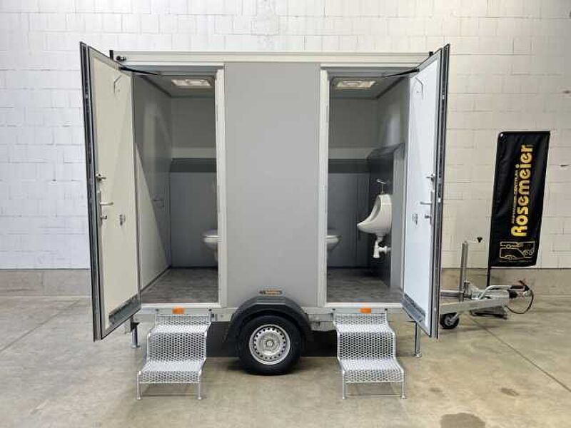 Rosemeier VE 1 Damen, 1 Herren, U SILVER Toilettenanhänger