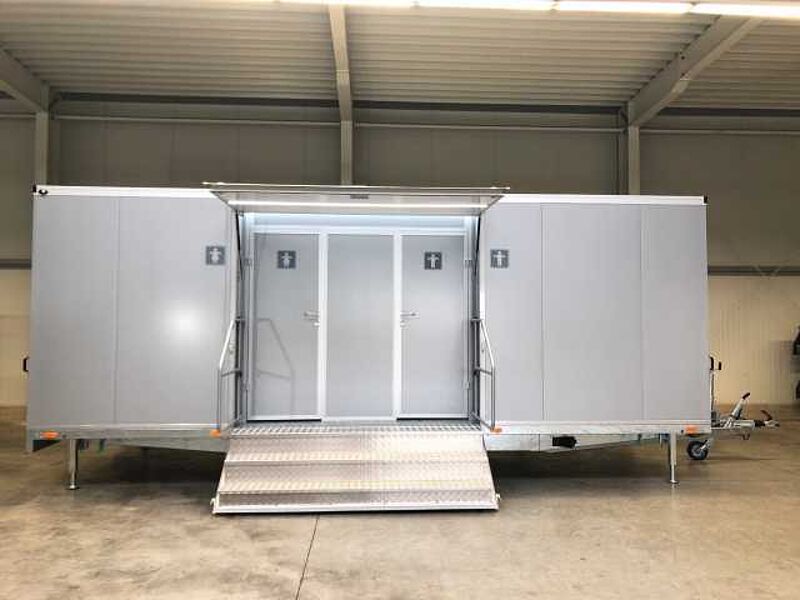 4 Damen, 1 Herren, 4 Urinale Toilettenanhänger