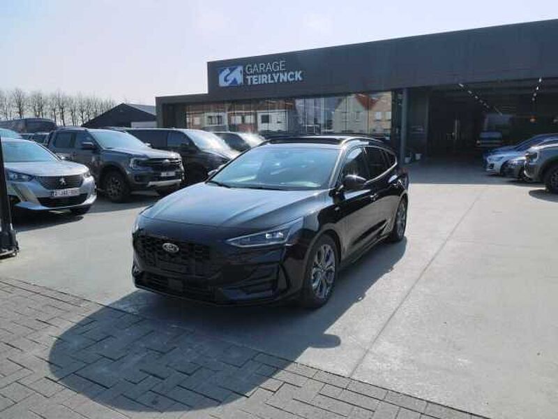 Ford Focus Break 1.0 i MHEV 155pk Automaat ST-Line Pano Trekhaak 6km stockwagen (46257) in 8790 Waregem Ford Focus Break 1.0 i MHEV 155pk Automaat ST-Line Pano Trekhaak 6km stockwagen (46257)