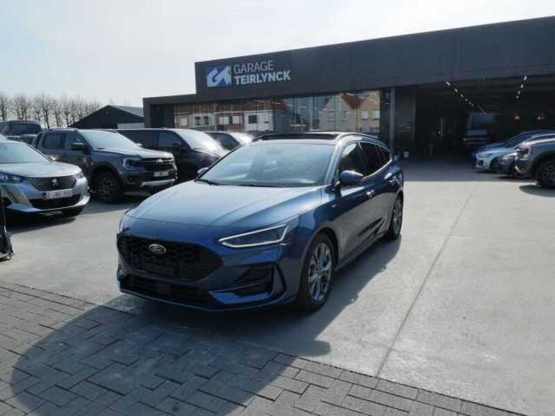 Ford Focus Break 1.0 i MHEV 155pk Automaat ST-Line Pano Trekhaak '24 6000km (29934) in 8790 Waregem Ford Focus Break 1.0 i MHEV 155pk Automaat ST-Line Pano Trekhaak '24 6000km (29934)