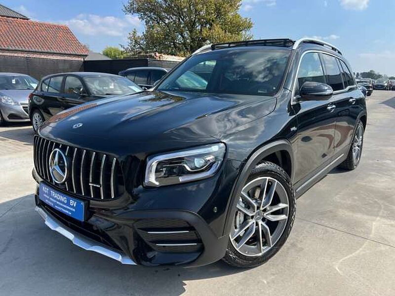 Mercedes-Benz GLB 35 AMG 4 MATIC 7 ZIT NAVIGATIE LEDER OPENDAK BURMESTER in 9400 Voorde-Ninove Mercedes-Benz GLB 35 AMG 4 MATIC 7 ZIT NAVIGATIE LEDER OPENDAK BURMESTER