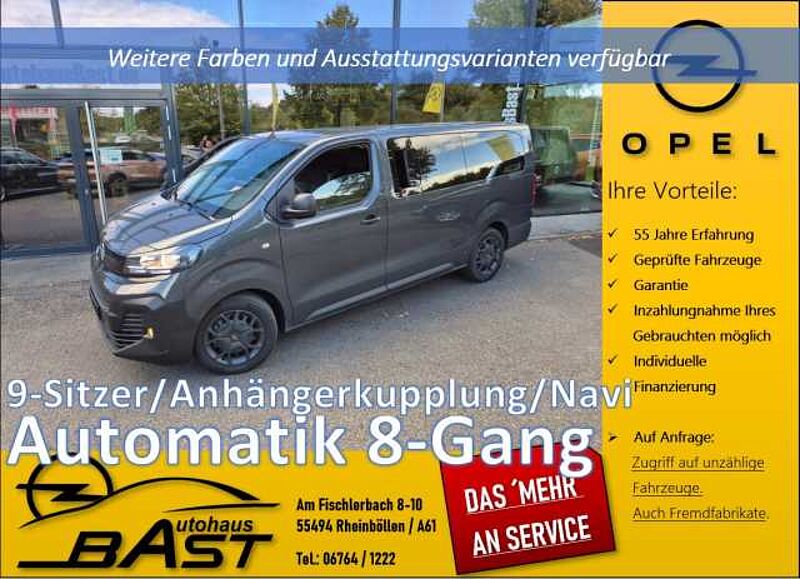 Opel Vivaro-Life LANG 2025 2.0D AUTOMATIK AHK 9-SITZER