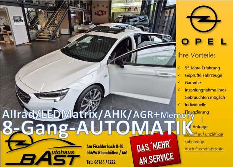 Opel Insignia GrandSport ALLRAD AUTOMATIK AHK LEDER AGR Elegance