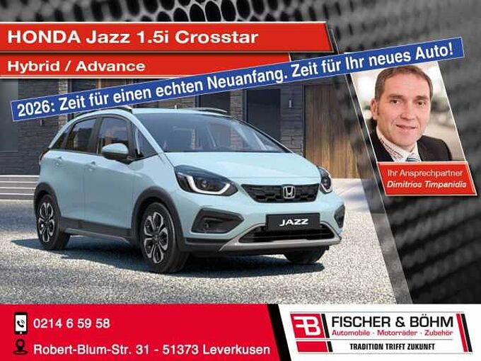 Honda Jazz 1.5i Crosstar Hybrid Advance in 51373 Leverkusen Honda Jazz 1.5i Crosstar Hybrid Advance