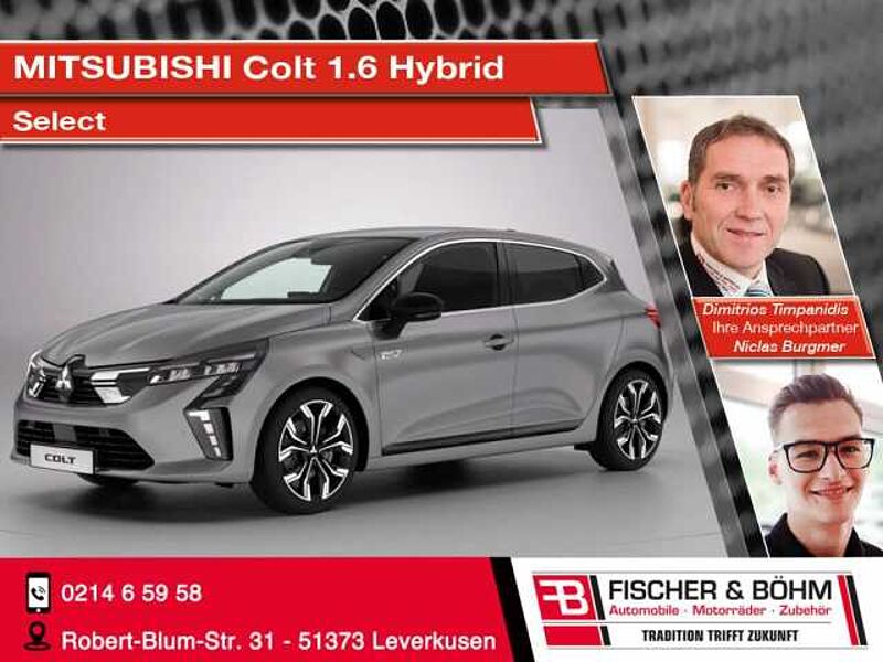 Mitsubishi Colt Hybrid 1,6 Select