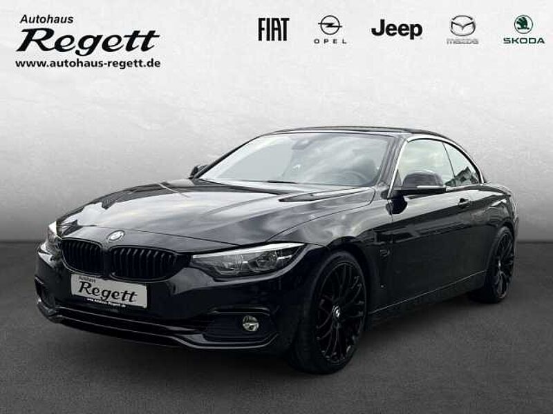 BMW 420 i Sport Line Cabrio EU6d-T El. Verdeck Navi Leder Soundsystem LED Kurvenlich in 33129 Delbrück - Westenholz BMW 420 i Sport Line Cabrio EU6d-T El. Verdeck Navi Leder Soundsystem LED Kurvenlich