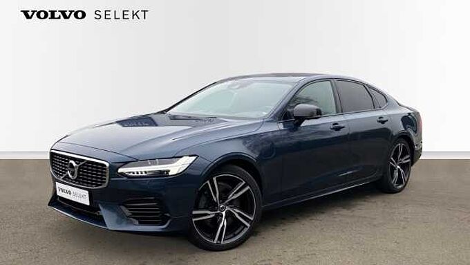 Volvo S90 T8 Twin Engine AWD AUT Plug-In Hybride R-Design: B&W Audio | HUD | Schuifdak | FOUR C | 360° | ...