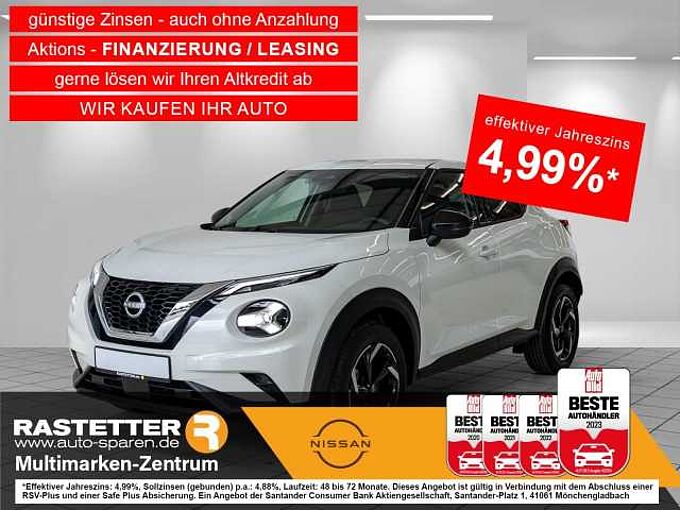 Nissan Juke DIG-T n-style LED+Privacy+Teilled+Klima+Temp+LMF+DAB+Bluet+USB