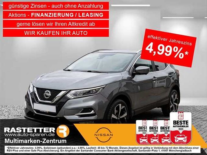 Nissan Qashqai DIG-T 160 tekna Pano+BOSE+Navi+360+ParkAss+SHZ+eSitz+LED+Privacy+Teilled