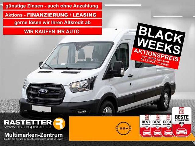 Ford Transit Kombi 350 L3 Trend 7Sitze+AHK+Kamera+PDC+Klima+DAB+Temp+Nebel+Bluet+USB