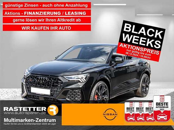 Audi RS Q3 Sportback Sportabg+Leder+21Z+360+ACC+virtCP+Black+SHZ+eHeckkl+MMI