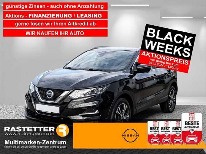 Nissan Qashqai DIG-T n-connecta Pano+Navi+360+SHZ+PDC+Privacy+Klimaaut+iKey+LMF+Temp+Nebel