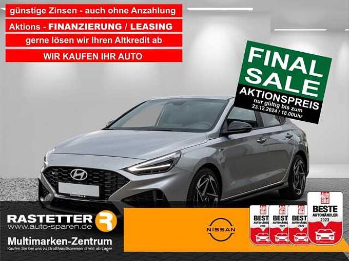 Hyundai i30 Fastback T-GDI 48V DCT N Line Navi+virtCP+Kamera+18Z+SHZ+PDC+Privacy+LED+Klimaau