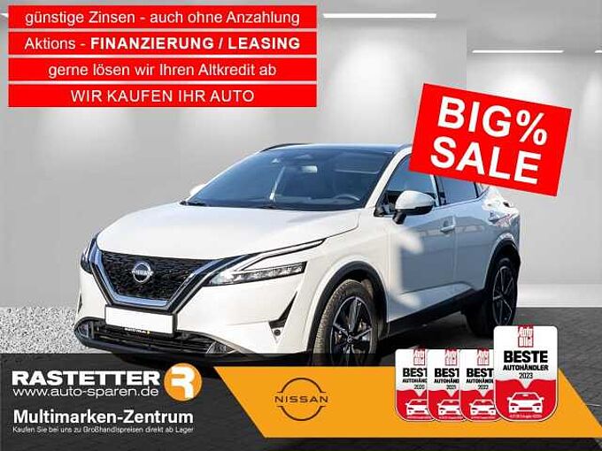 Nissan Qashqai MHEV tekna Pano+19Z+Design+Business+ProPilot+Matrix+ACC+360+eHeckkl+HUD+Navi+vir