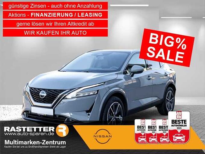 Nissan Qashqai MHEV tekna Pano+19Z+Design+Business+ProPilot+Matrix+ACC+360+eHeckkl+HUD+Navi+vir