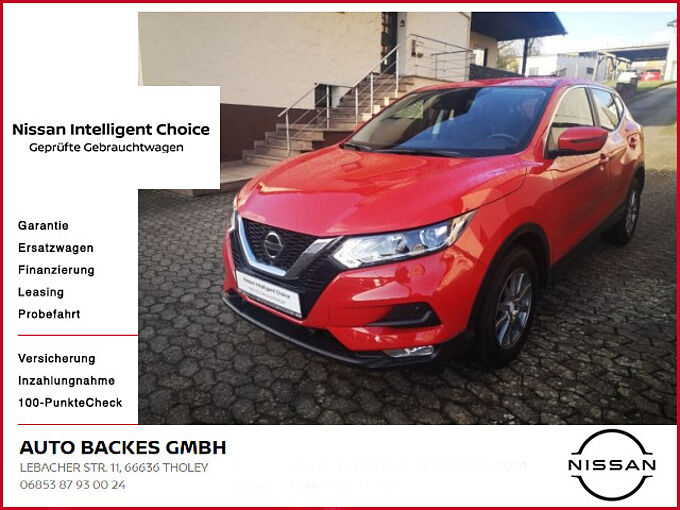 Nissan Qashqai 1.3 DIG-T Acenta Automatik AHK Navi Sitzheizung