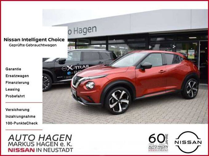 Nissan Juke 1.0 Tekna Voll LED GJR auf 19' Alu Navi 360