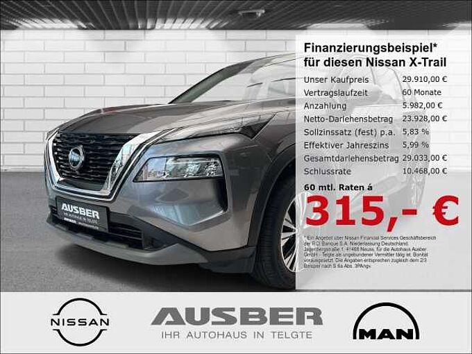 Nissan X-Trail 1.5 VC-T MHEV 163 PS Xtronic 4x2 Visia 5 Sitze