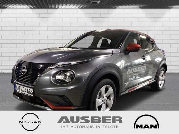 Nissan Juke N-Design Hybrid 1.6 NAVI + Techn.-Paket 19'' 2Farblackierung grey/fuji sunset re