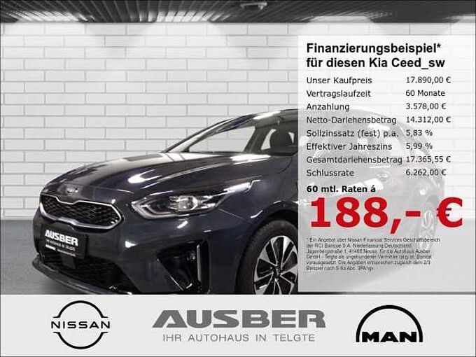 Kia Ceed_sw Sportswagon Plug-in Hybrid Spirit 1.6 NAVI SH vorne+hinten MemoryFahrerSitz