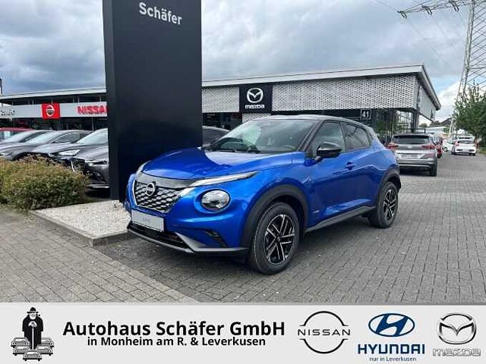 Nissan Juke (2024) N-CONNECTA 1.6 Hybrid 143PS 4AMT Tech-P Winter-P 2-Farben Navi digitales