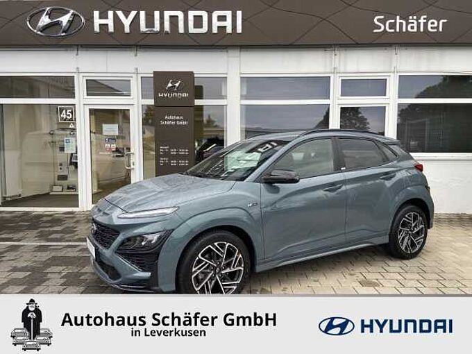 Hyundai KONA N Line Apple CarPlay SHZ Temp Navi LenkradHZG Rückfahrkam. Verkehrszeichenerk.